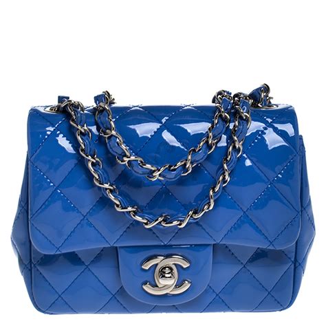 chanel blue flap handbag realreal|original Chanel classic flap bag.